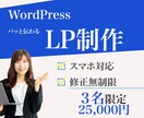 WordPressでLP制作します ぱっと伝わり売上反応率アップに繋がるお手伝いをさせてください イメージ1