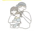 似顔絵描きます お気に入りの写真をゆるめのタッチでイラストにしませんか˙ᴥ˙ イメージ1