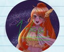 アイコン描きます キャラクターに合わせた絵柄で1人1人丁寧に描き上げます。 イメージ4