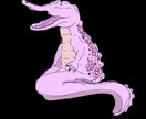 食べ物や動物の線画を描きます ワンポイントを飾る食べ物や動物の線画を描きます。 イメージ5