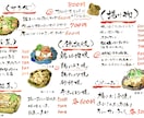 手書き文字でお客様の目を引くメニューを制作します 【味のある筆文字でメニューに差をつける！】 イメージ7