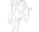 ご希望いただいた雰囲気でキャラクターを描きます 全体的にさっぱりした全身イラストを描きます イメージ5