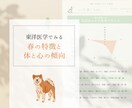 春のエネルギーと愛犬の生まれ持つ五行をひも解きます 愛犬に寄り添ったケアを取り入れて、暖かく幸せに包まれた春に イメージ4