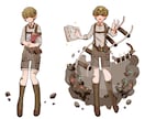 立ち絵制作します ゲーム、VTuber、TRPGの立ち絵制作します！ イメージ4