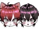 イラストアイコン作成致します 闇.病み可愛いダークなイメージのイラストദ്ദി^._.^) イメージ3