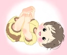 写真から♡ゆるかわ我が子イラストお描きします 成長の『今』をかわいく残そう♪ イメージ5