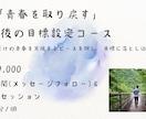 青春を取り戻す 5年後の目標設定コースを開講します あなただけの青春を実現するピースを探し、目標に落とし込みます イメージ1
