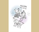 お写真そのまま線画イラストに致します シンプルな線画イラストに無料で文字入れも致します♪ イメージ2