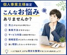 個人事業主様限定｜売れない原因を一緒に整理します 一人で悩むより、一緒に整理しませんか？ イメージ3