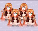ご希望に沿った立ち絵イラストお描きします TRPG、配信、オリキャラの設定画などに！表情差分承ります！ イメージ9