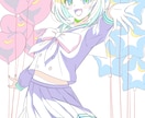 アニメ塗り＋原画風塗り｜同線画で2枚納品します 絵柄寄せ可能！破格の値段で高クオリティのイラストを納品！ イメージ4