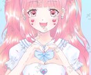 可愛いイラスト描きます 可愛い一枚絵、立ち絵や配信サムネイル描きます⭐︎商用利用◎ イメージ3