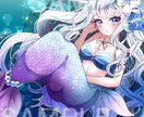1枚絵／立ち絵等のイラスト描きます 【相談大歓迎】他サイトで実績多数！キラキラかわいいイラスト◎ イメージ4