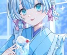 かわいいイラストお描きします 歌ってみたや各種SNS用などの一枚絵お描きします！ イメージ3