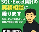 SQL・Excel集計の実務相談に乗ります SQL・データ分析・Excel集計の質問に答えます。 イメージ1