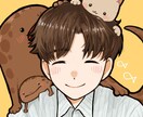 可愛いSNSアイコンイラスト描きます お写真からアニメ風に似顔絵も対応します♪ イメージ2