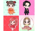 ぷにっと可愛い❁ミニキャラアイコン描きます SNSアイコンだけでなく配信やグッズにもオススメです♪ イメージ8
