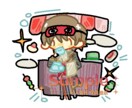 ちびキャラを使ったシーンイラストも描けます まんまるでシンプルなデフォルメキャラも描けます。 イメージ5