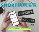 ショート動画に編集します TikTokやInstagramなどの短い動画に編集します！ イメージ1