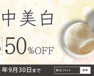 エステ・美容様向けバナー作成します 脱毛・メンズエステ、きれいめ～カジュアルまでお任せください！ イメージ2