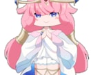お手軽な値段で可愛い女の子のミニキャラ描きます かわいいアイコンが欲しい、そんなあなたに！ イメージ3