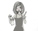 シンプルな人物イラスト描きます お気軽にご依頼ください！表情にこだわってます！ イメージ1