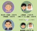 ほんのり似ているゆるい似顔絵を描きます SNSのアイコン・ブログの挿絵や結婚式にも！ イメージ3