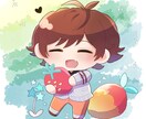 納期早めOK！デフォルメアイコン描きます 配信者さま、創作キャラ、夢主、代理ちゃんなど描きます！ イメージ2