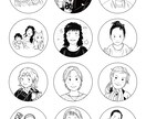 ゆるカワファッション風の似顔絵作成します お洒落で使いやすい似顔絵イラスト イメージ3