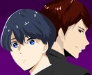アニメ塗り風イラストのアイコンお描きします！ます あなただけのアイコン制作させていただきます！ イメージ1