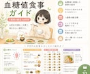 血糖値を意識した1週間献立PDF配布します 血糖値対策 ズボラ1週間献立です イメージ2