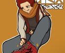 SNS用の目を引く！？カワイイアイコン描きます 特徴的な絵柄で目を引くイラストを提供します( ᜊ°-° )ᜊ イメージ2