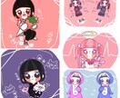 SNSに使うアイコン描きます あなたのオリキャラを愛嬌のあるちびキャラに！ イメージ2