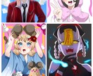キャラクターデザインや立ち絵を描きます 修正無制限でおこなっています！ イメージ5
