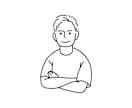 シンプル⭐︎柔らかい人物イラストを作成します 人柄が伝わる・SNSアイコンにおすすめ！ イメージ5