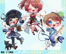 デフォルメイラスト制作します 表情差分３種無料！可愛さ重視のデフォルメイラスト イメージ7