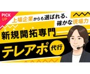 新規開拓専門のプロがテレアポ代行いたします テレアポ代行専門アドバイザーが秘伝の知見をフル活用し徹底支援 イメージ1
