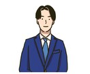 シンプルでオシャレな線画アイコンを作ります SNSアイコン、投稿・名刺の挿絵、待ち受け、結婚式などに！ イメージ7