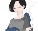 初出品の限定依頼を請け負います アンニュイな世界観のイラスト描きます。 イメージ1