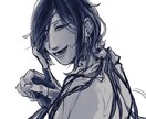 サムネイルや歌みたアイコンなど、様々な分野描きます 目を引くダークな雰囲気のイラスト描きます。 イメージ8