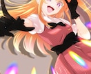 一枚絵制作承ります 人物、モンスター幅広く承ります！ イメージ4