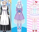 TRPG等に使用する立ち絵を描かせていただきます キャラクターデザインから差分作成まで イメージ3