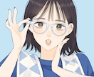メイクにこだわった人物アイコン制作します あなたのSNSアイコンをメイクアップ♡ イメージ5