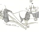 鬼が出るか蛇が出るか、格安で何かを描きます テーマを１つ放り込むと、何かイラストが出ます。 イメージ10
