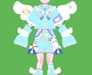 VTuber用LIVE2Dモデリングをします 魅力を引き出す自然な動きを制作します！ イメージ4