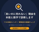 良いのに売れない理由、本能と数字で診断します LP・商品ページの刺さらない原因と直す順番を特定します イメージ1
