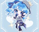 配信活動に◎淡く可愛いミニキャラ制作します 商用OK！SNSや配信V活動にぴったりなミニキャラをお手頃に イメージ2