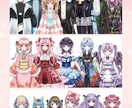 Vtuberキャラデザ～モデリングの全工程承ります 超お得！ロゴ・配信画面・SDキャラも付いてくるよ♡ イメージ4
