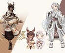 VTuber   IRIAMの立ち絵を描きます 理想のキャラクター作りをお手伝いします！ イメージ6