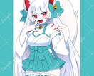 キャラクターの1枚絵・立ち絵・をお描きします ケモノ・獣人・人外も可能！ヘッダー・動画用のイラストにも！ イメージ4